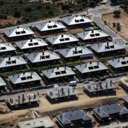 Cubierta de pizarra   Chalets en Villalaba